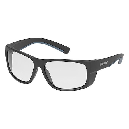 Hexarmor Reader Safety Glasses, Anti-Scratch, Clear Lens, Blue/Gray Frame, Full-Frame, Traditional 13-13010-15