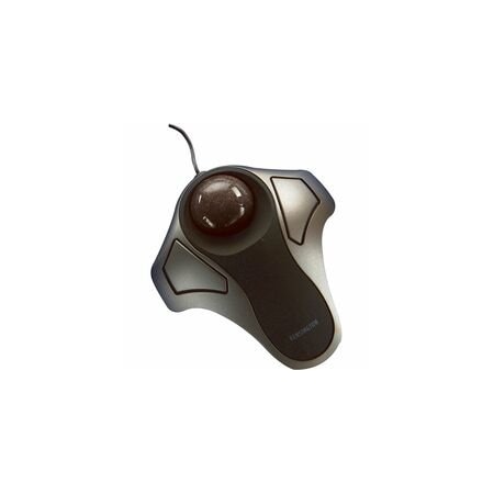 Kensington Orbit Optical Trackball Mouse, USB 2.0, Left/Right Hand Use, Black/Silver K64327F