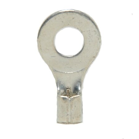 Hillsdale Terminal Ring Terminal, 1/4 in Stud Size, 10 AWG, 600 V, 500 PK 10240BZ