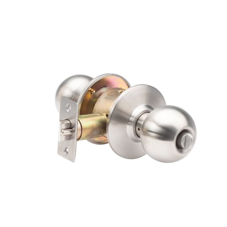 Trans Atlantic Co. SVB Series Standard-Duty Commercial Cylindrical Knob and Single Cylinder Deabolt Grade 2 Entry in SS DL-SVB53DB251-US32D