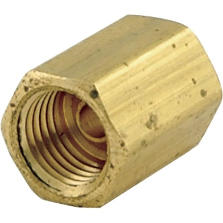 Allstar Performance 0.18 in. Union Inverted Flare Nut for 0.37 in.-24 Line, Natural, 4PK ALL50130