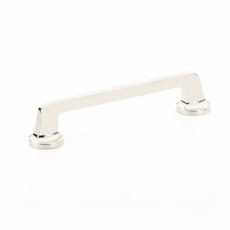 Schaub 6in Center to Center Northport Flat Cabinet Pull Polished Nickel Finish 202-PN