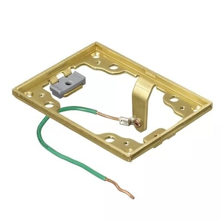 Hubbell Wiring Device-Kellems Cover Flange w/Ground Wire S5017GR