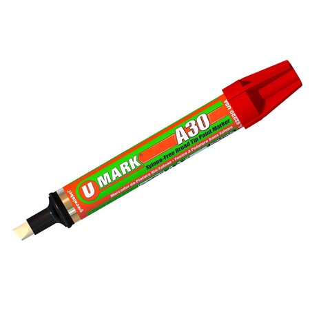 U-Mark A30 Broad Tip Paint Marker Black 10304