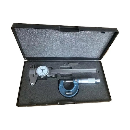 Westward Precision Measuring Tool Kit, (2) Pieces 825P92