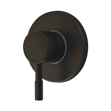 Kingston Brass Single-Handle Six-Way Diverter Valve with Round Trim Kit, Oil Rubbed Bronze KS4035DL