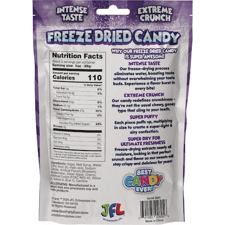 Best Candy Ever Freeze Dried Fruit Blasts 2605A