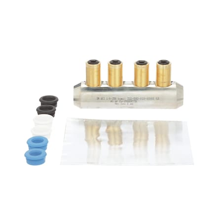 3M MechanicalConnector, Aluminum, Hex, 600V 7100369005