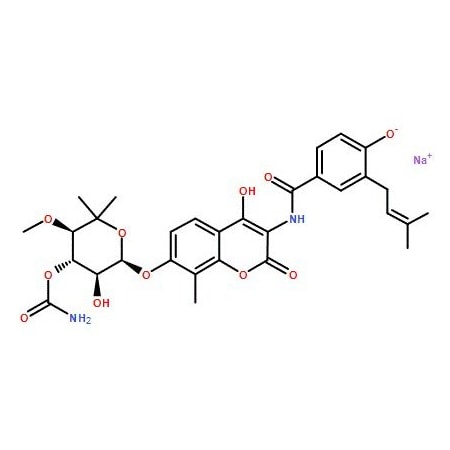 Ak Scientific Novobiocin sodium, Potency (dry basis) > 850.0 µg/mg (1g), CAS 1476-53-5 X5037-1g