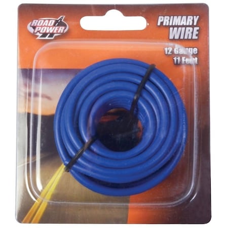 Southwire Primary Wire, 12 AWG, Copper, Blue, PVC Jacket, Stranded 55671633/12-1-12