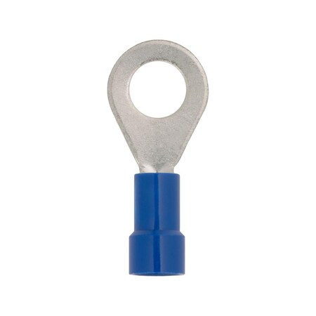 Auveco Vinyl Insulator Ring Term 16-14 Gauge #12 Stud - Blue, 100PK 5027