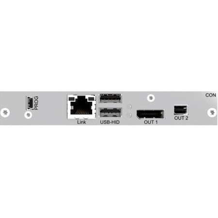 Black Box DKM DUAL HEAD DP HD & USB HID RX CARD - 1 CATX, NON-CANCELABLE, NON-RETURNABLE ACX2MR-DP11ATH-C