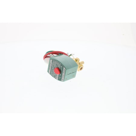 Asco Solenoid Valve, Normally Closed, 1/8 in Pipe Size, 120V AC, Viton 8262H11V