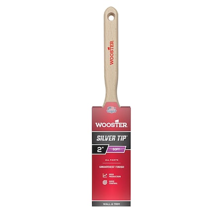 Wooster 5220-2 2 in. Silver Tip Flat Sash Paint Brush 104356