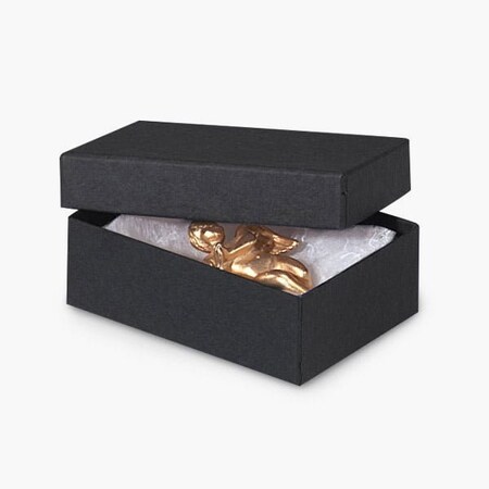 Nashville Wraps Black Matte Jewelry Gift Boxes, 3x2.25x1, Fiber Fill, 100PK 6BK