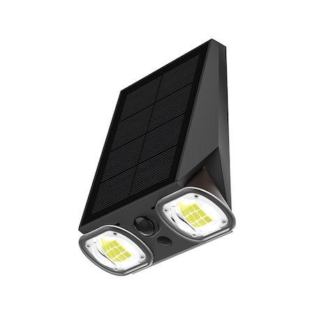 Beyond Solar MANTIS, Solar Security Light, 1.3 Watt, 800 Lumens, 4000K, Li-ion battery, IP44, ABS 790116