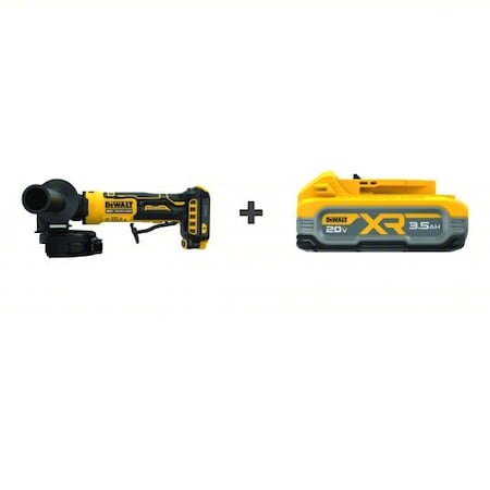 Dewalt ANGLE 20V XR BL 4.5IN GRINDER - BA DCG402B/DCBP320