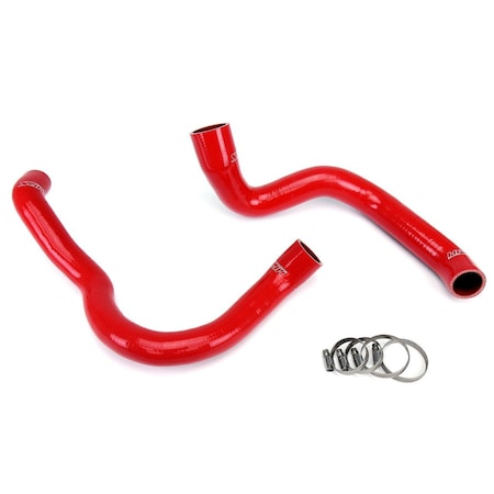 Hps Performance High Temp Reinforced Silicone Radiator Coolant Hose Kit, Red,  57-1219-RED
