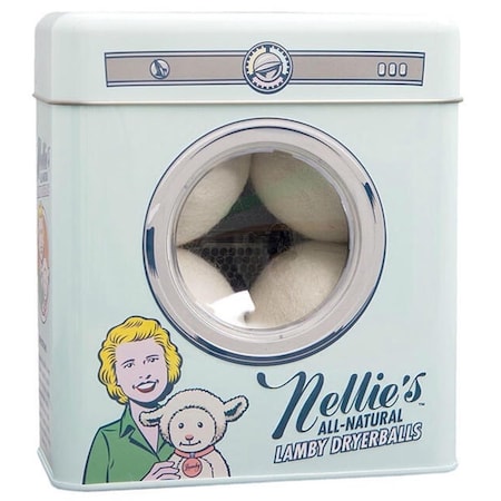 Nellie&Aposs Clean Nellies Lamby Wool Dryerball Tin NWDB-T