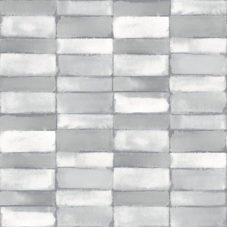 A-Street Prints Braden Grey Tile Wallpaper 4074-26644