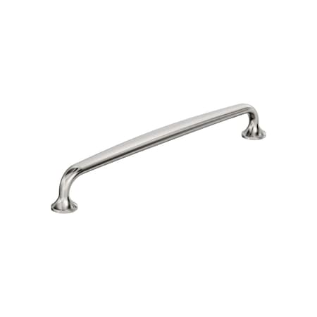 Amerock Renown 8-13/16 inch 224mm Center-to-Center Polished Nickel Cabinet Pull BP36987PN