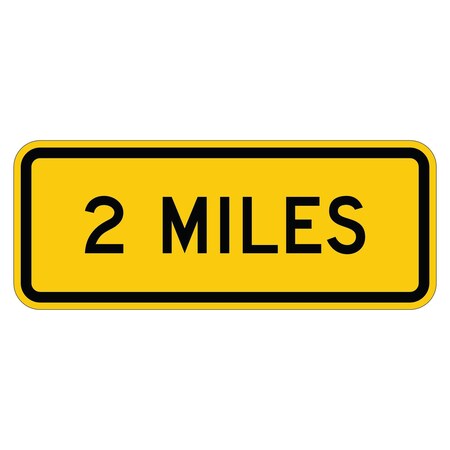 Sign Solutions Usa Traffic Sign, 30 in Width, Aluminum Sign, Horizontal Rectangle DUS10HYE3012W16-3aP