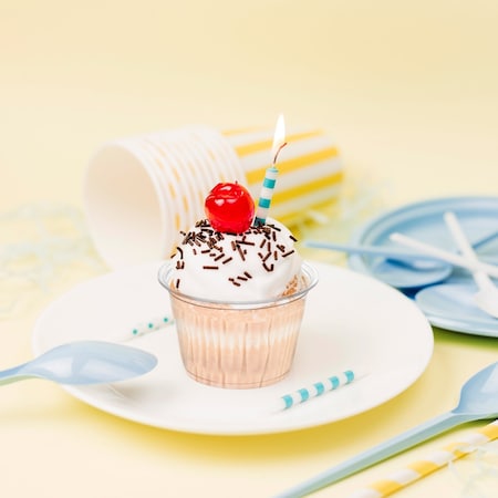 Smarty Had A Party 3.25 oz. Clear Plastic Disposable Souffle cup, 250PK 40325-CASE
