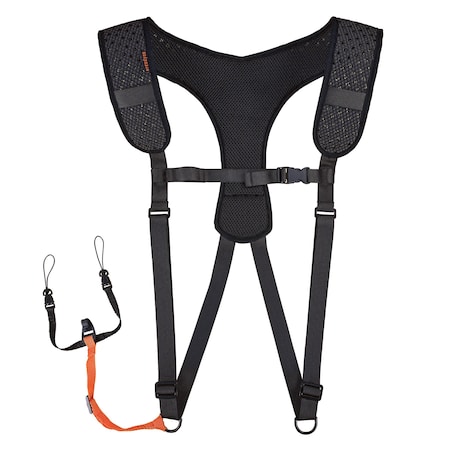 Ergodyne M/L Black Barcode Scanner Harness + Lanyard 3142
