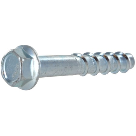 Hillman Screw-Bolt+ 3/8 in. D X 2-1/2 in. L Steel Hex Head Concrete Screw Anchor, 15PK 372219