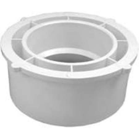 Charlotte Pipe And Foundry PVC 001072000HA 6 X 4 IN RED BUSHING PVC DWV PVC 00107  2000HA