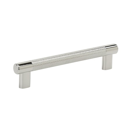 Amerock Bronx 6-5/16 in 160 mm Center-to-Center Polished Nickel Cabinet Pull BP36559PN