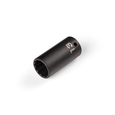Tekton 1/4 Inch Drive x 13 mm Semi-Deep 12-Point Impact Socket SID04313