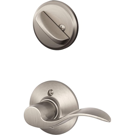 Schlage Residential F59 ACC619LH 12-326 10-269 Accent Trim Pack for F58 Handlesets - Satin Nickel F59ACC619LH