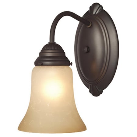 Brightbomb 62238 1 Light, Wall Fixture - Oil Rubbed Bronze Finish BR2670897