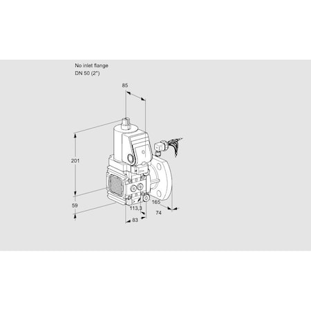 Honeywell Kromschroder VAS3-/50F/NQGR KS88012058