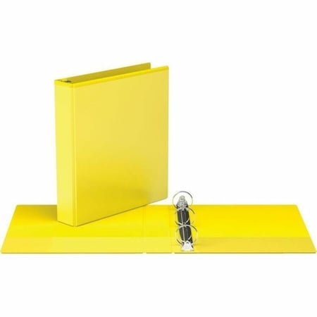 Davis Group Easyview Premium, Round Ring, Customizable, View Binder, (Yellow, 1.5"), PK6 8412-05-06