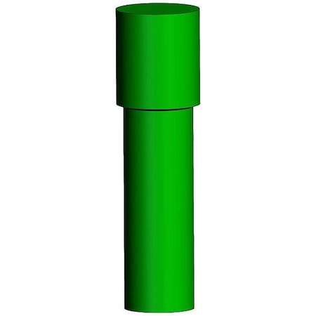 Smc Push-Fit Plug, Green, Rigid KRP-10