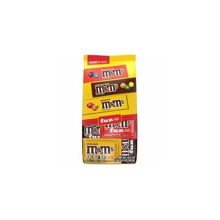 M&Ms Chocolate Candies Lovers Variety Bag, Milk Chocolate, Peanut Butter, Caramel Pack SN59877