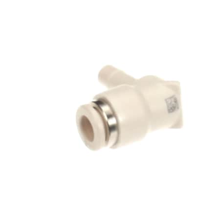 Schaerer Fitting, Quick Connect to Hose Barb, 6-6, PPSU 3370060601