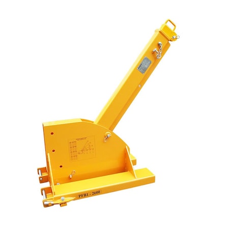 Aardwolf Pivot Forklift Boom, 1102-3307 lb WLL, 59-102.4 In Telescope PFB1-2600