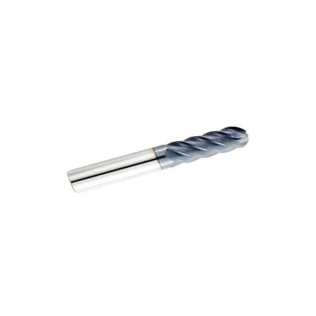 Garr Tool End Mill, Ball End Center Cutting, Series: 545BA, 25 mm Cutter Dia, 100 mm Overall Length 21894