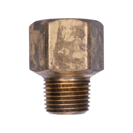 Auveco Brass Reducing Pipe Adapter 1/2in Female 3/8in Male, 5PK 330