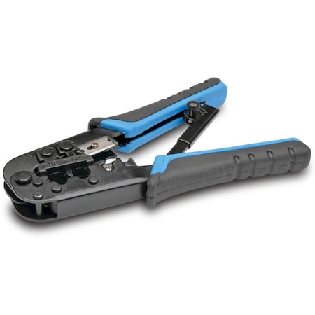 Tripp Lite RJ11 RJ12 RJ45 CRIMPING TOOL WITH CABLE STRIPPER CAT5E CAT6 T100-001