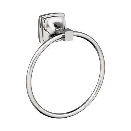 Amerock Stature Chrome Transitional 7-9/16 in 192 mm Length Towel Ring BH3609226