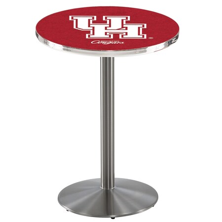 Holland Bar Stool Co 36" Stainless Steel Houston Pub Table, 36" dia. Top L214S3636Houston