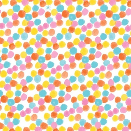 Nashville Wraps Watercolor Dots Tissue Paper, 20x30, 120PK P1542H