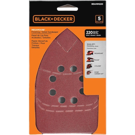 Black & Decker 50G MEGA MOUSE 5PK BDAMM220