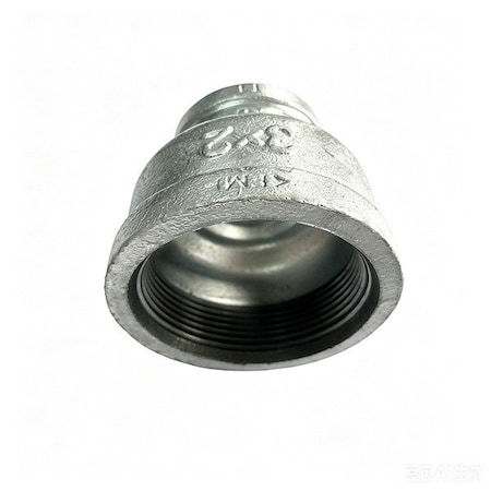 Zoro Select MalleableIron, Straight, 3"NPTx2"NPT 2WJ55
