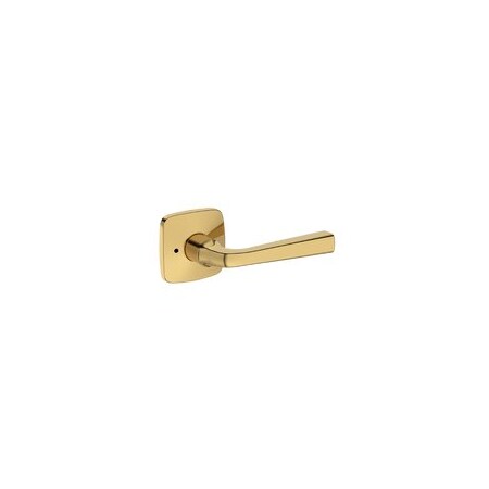Baldwin Residential Door Levers Privacy Right Hand Lifetime Brass PVKINSFR003