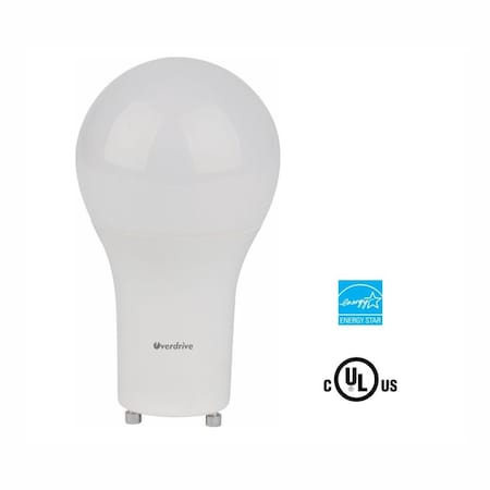 Overdrive 9.5W A19 GU24 Omni Non Dimmable LED Light Bulb, 6PK 663